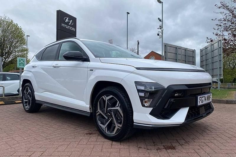 White Used 2024 Hyundai Kona N Line SUV | £26,900 (Expensive) - Image 1/4