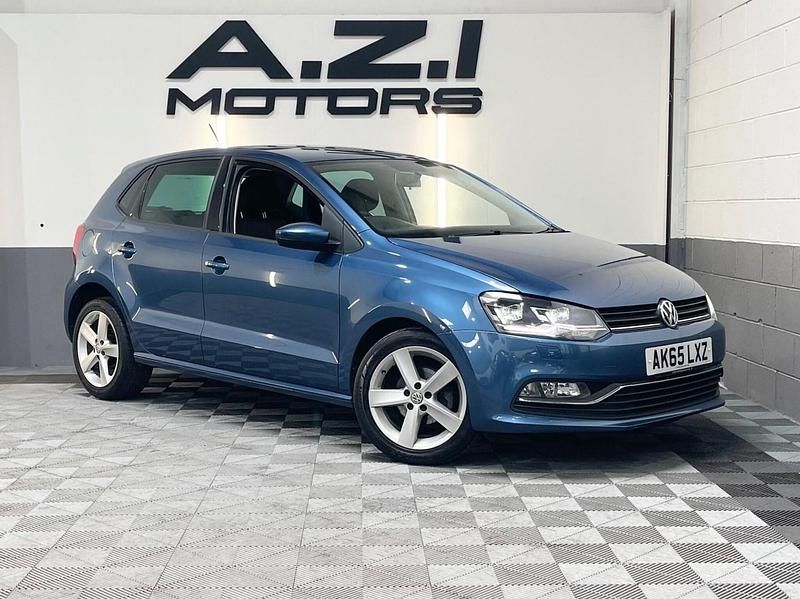 Used VW Polo SEL 2015 Blue Hatchback