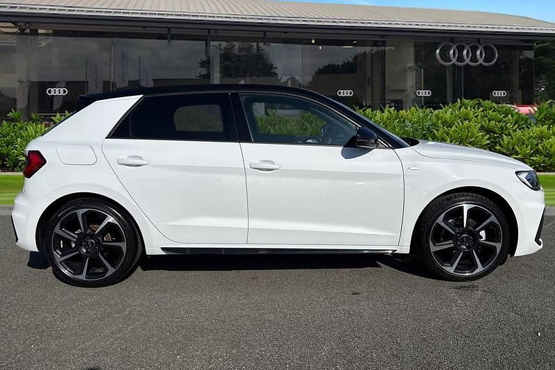 New Audi A1 Sportback Black Edition 150 HP (110 kW) 2026 White Hatchback