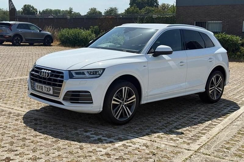 White Used 2018 Audi Q5 S-Line SUV | £19,995 (Fair price) - Image 1/1