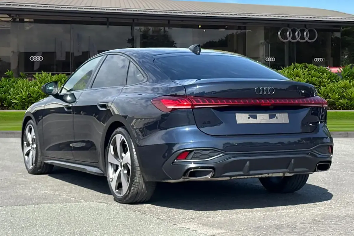 New Audi A5 2026 Blue Hatchback
