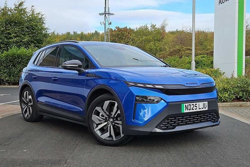 Race blue metallic Used 2025 Skoda Elroq SportLine SUV | £34,995 (Fair price) - Image 1/3