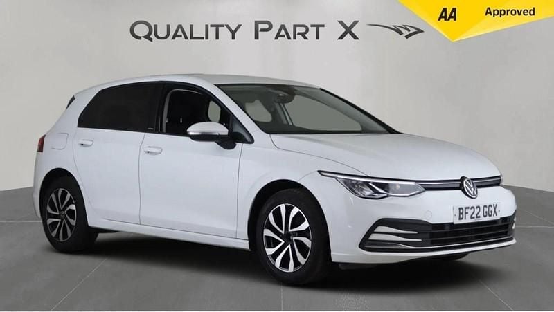 White Used 2022 VW Golf VIII Active Hatchback | £13,940 (Good price) - Image 1/3