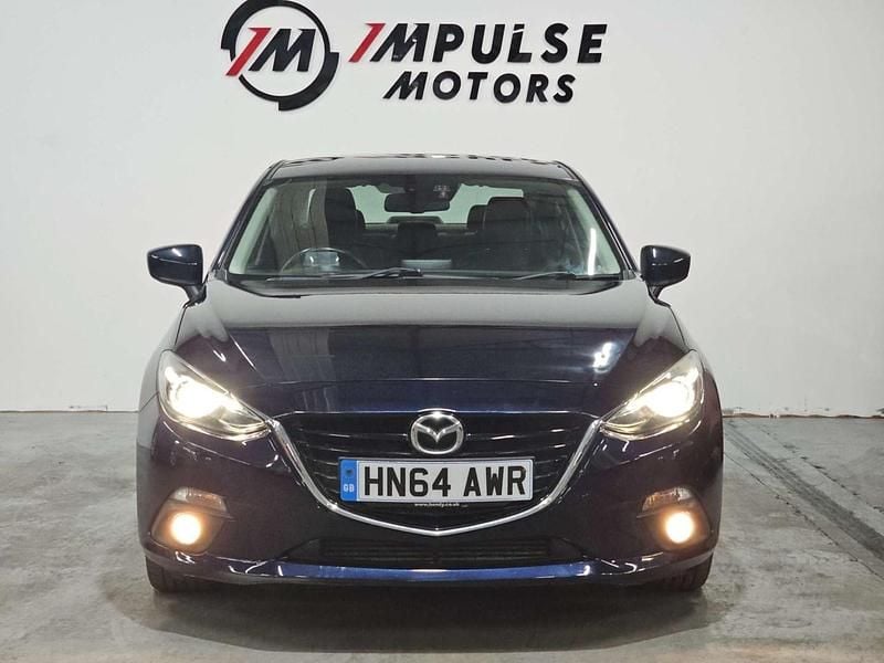 Begagnad Mazda 3 Inclusive 2014 Blå Sedan