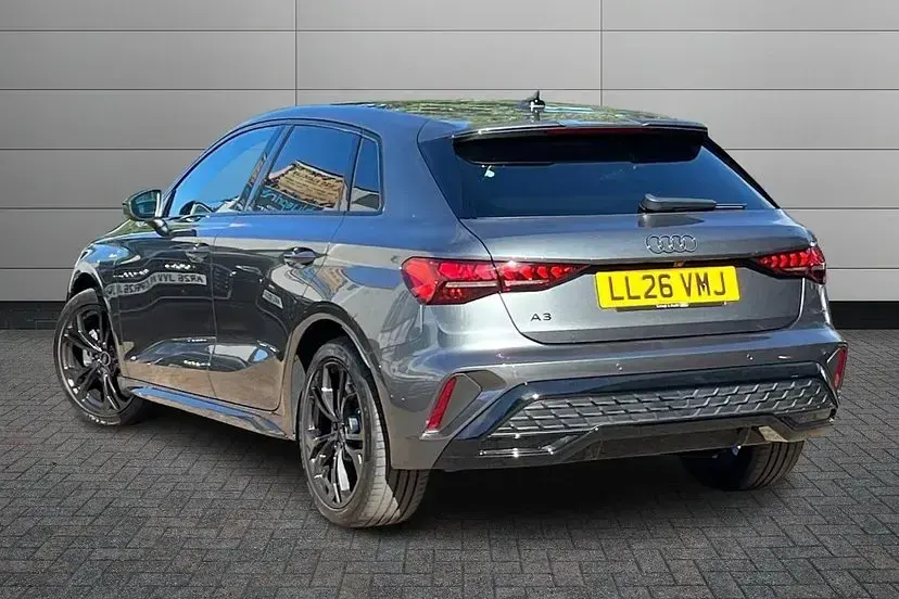 New Audi A3 Sportback Black Edition 201 HP (147 kW) 2026 Daytona grey Hatchback