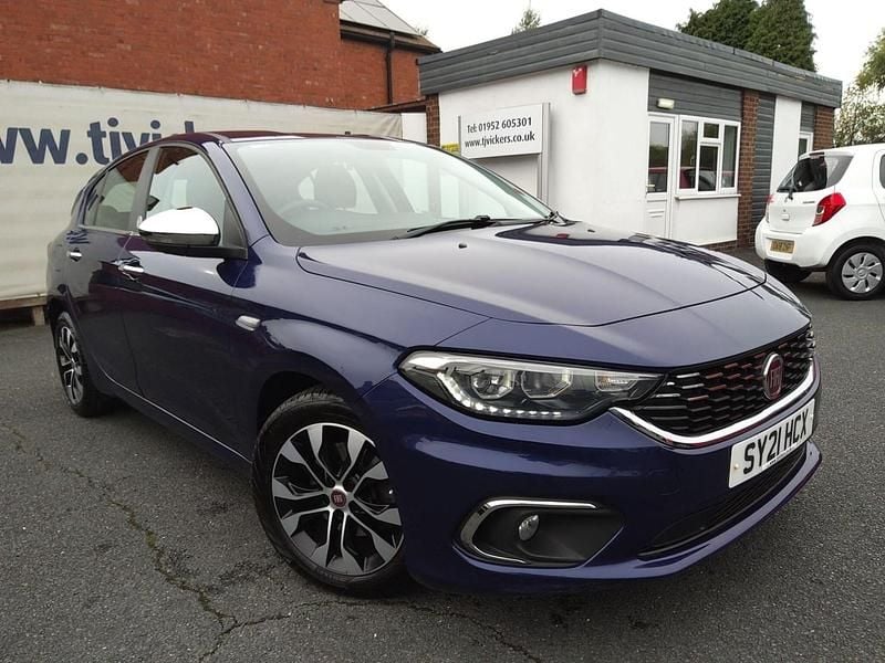 Blue Used 2021 Fiat Tipo Mirror Hatchback | £8,690 (Fair price) - Image 1/2
