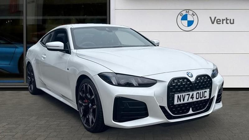 White Used 2025 BMW 420 M Sport Coupe | £37,750 (Good price) - Image 1/4