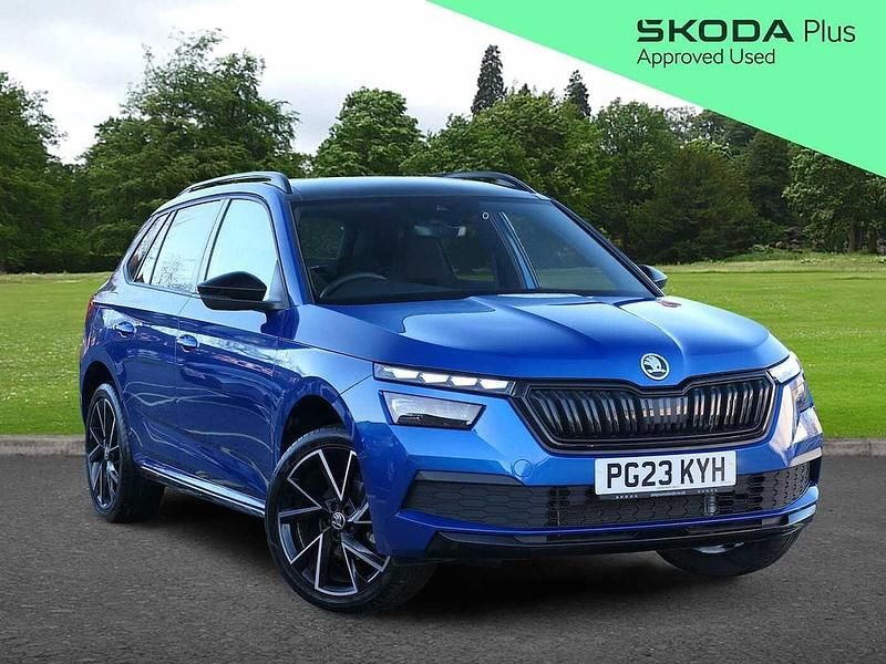 Race blue metallic Used 2023 Skoda 110 R Monte Carlo Estate | £17,995 (Good price) - Image 1/4