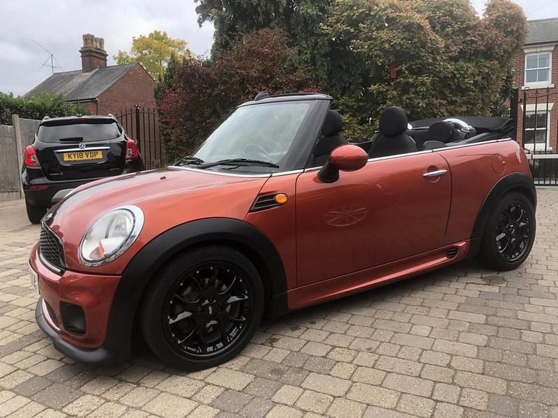 Used Mini Cooper D Cabriolet 2011 Orange Cabriolet