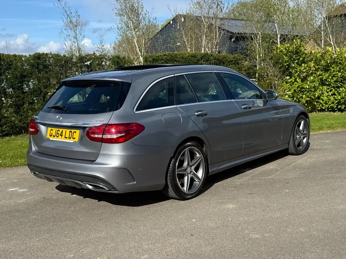 Used Mercedes C220 AMG Line Premium 2014 Silver Estate