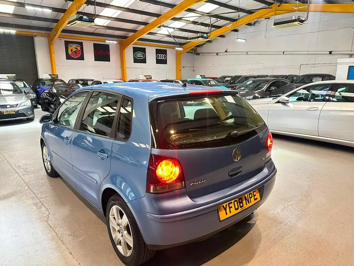 Used VW Polo Match 80 HP (58 kW) 2008 Blue Hatchback