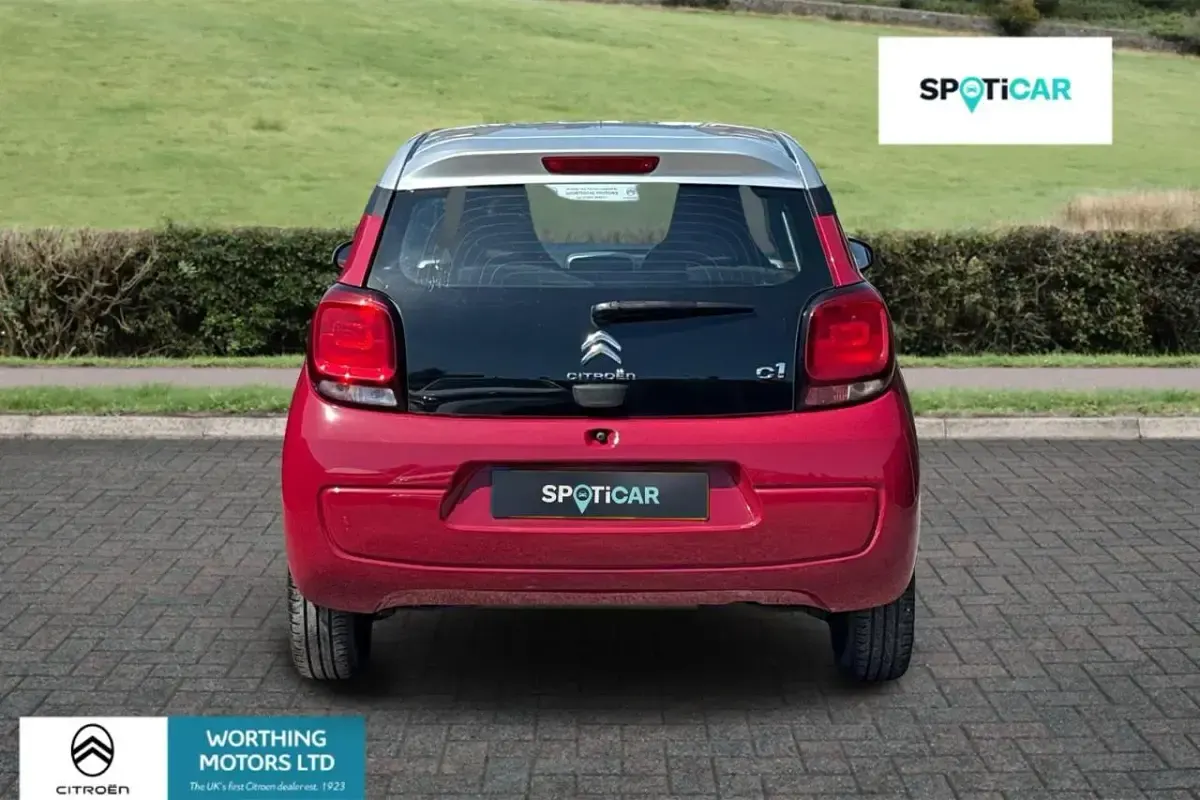 Used Citroën C1 Feel 81 HP (59 kW) 2017 Red Hatchback