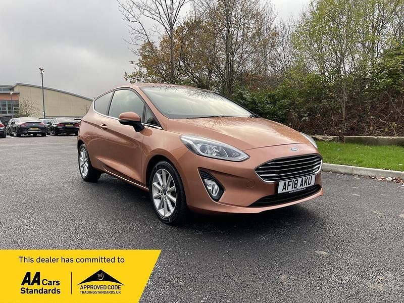 Bronze Used 2018 Ford Fiesta Titanium Hatchback | £7,480 (Good price) - Image 1/4