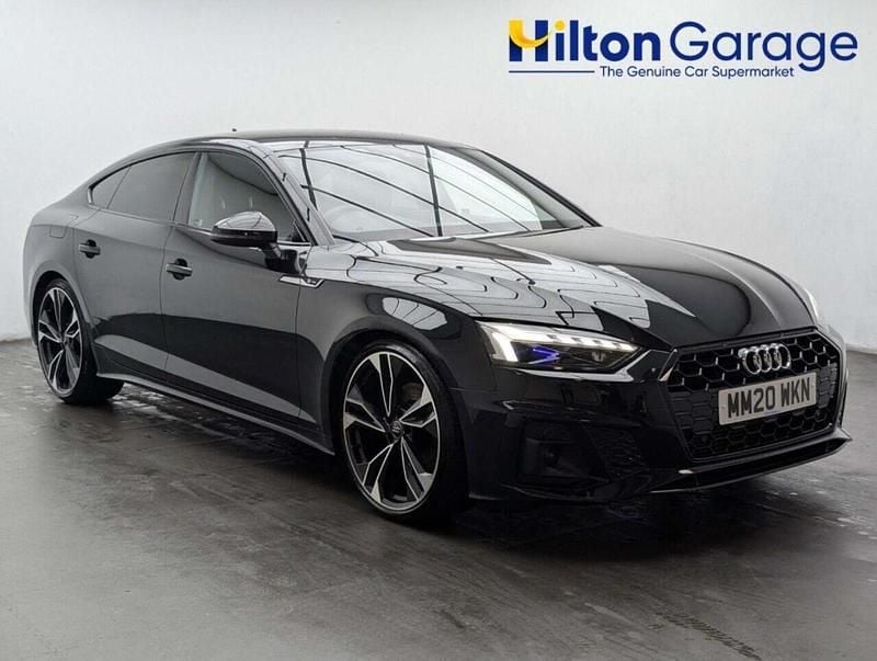 Used Audi A5 Sportback Design 190 HP (139 kW) 2020 Black Hatchback