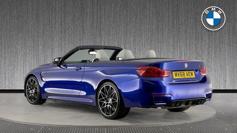 Used BMW M4 Cabriolet Competition Edition 450 HP (330 kW) 2018 Blue Cabriolet