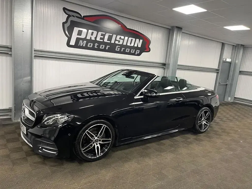 Used Mercedes E220 AMG Line Premium 2018 Black Cabriolet