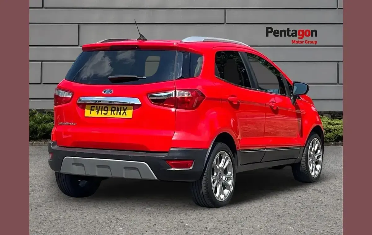 Used Ford Ecosport Titanium 125 HP (91 kW) 2019 Red SUV