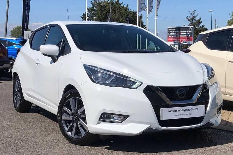 White Used 2017 Nissan Micra N-Connecta Hatchback | £8,199 (Fair price) - Image 1/4