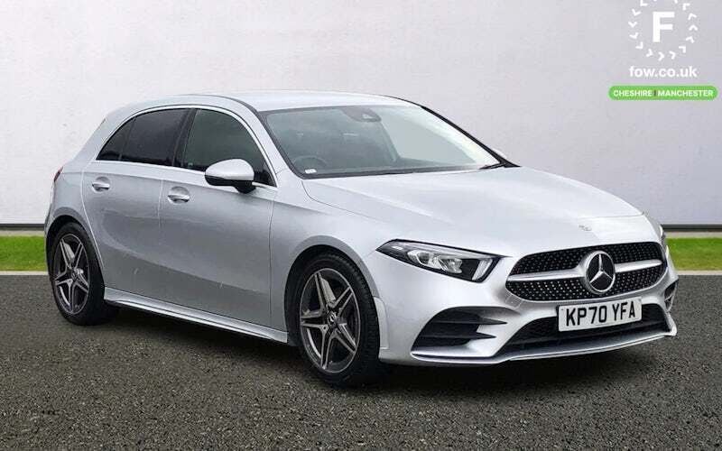 Silver Used 2020 Mercedes A200 AMG line Hatchback | £16,399 (Fair price) - Image 1/4