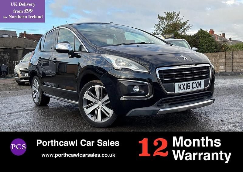 Black Used 2016 Peugeot 3008 Allure Hatchback | £5,500 (Super price) - Image 1/4