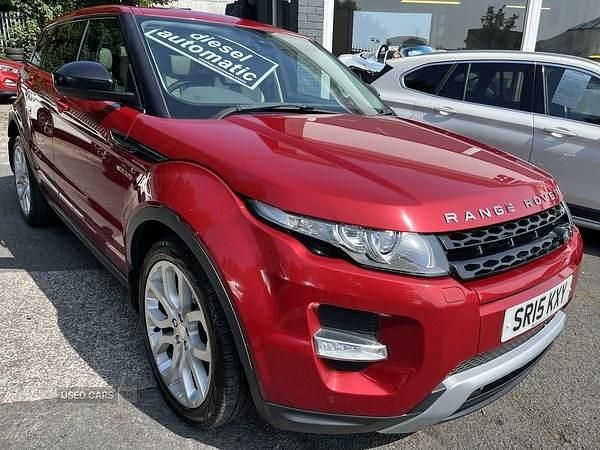 Red Used 2015 Land Rover Range Rover evoque Dynamic Estate | £8,400 (Fair price) - Image 1/4