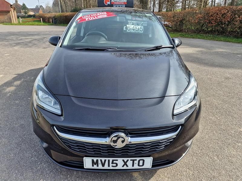 Used Vauxhall Corsa Design Edition 90 HP (66 kW) 2015 Black Hatchback