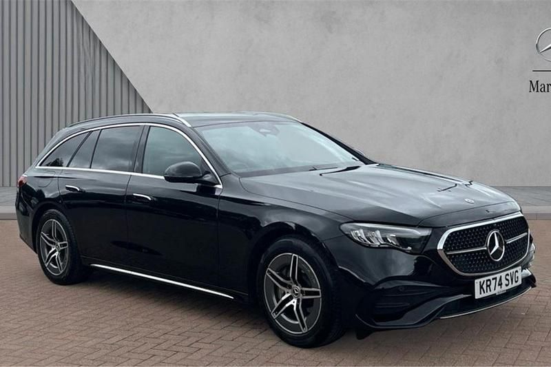 Black Used 2024 Mercedes E200 AMG line Estate | £42,480 - Image 1/4
