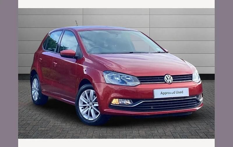 Red Used 2015 VW Polo SE Hatchback | £9,195 (Fair price) - Image 1/3