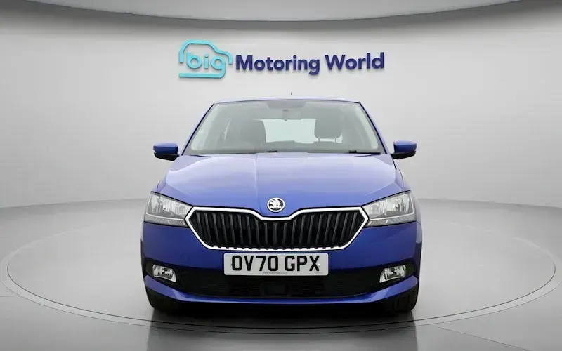 Used Skoda Fabia SE Drive 95 HP (69 kW) 2021 Blue Hatchback