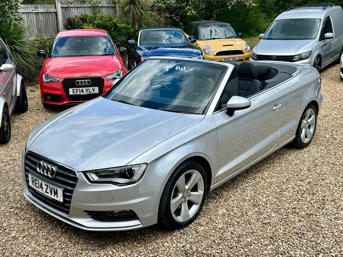 Used Audi A3 Cabriolet Sport 140 HP (102 kW) 2014 Silver Cabriolet