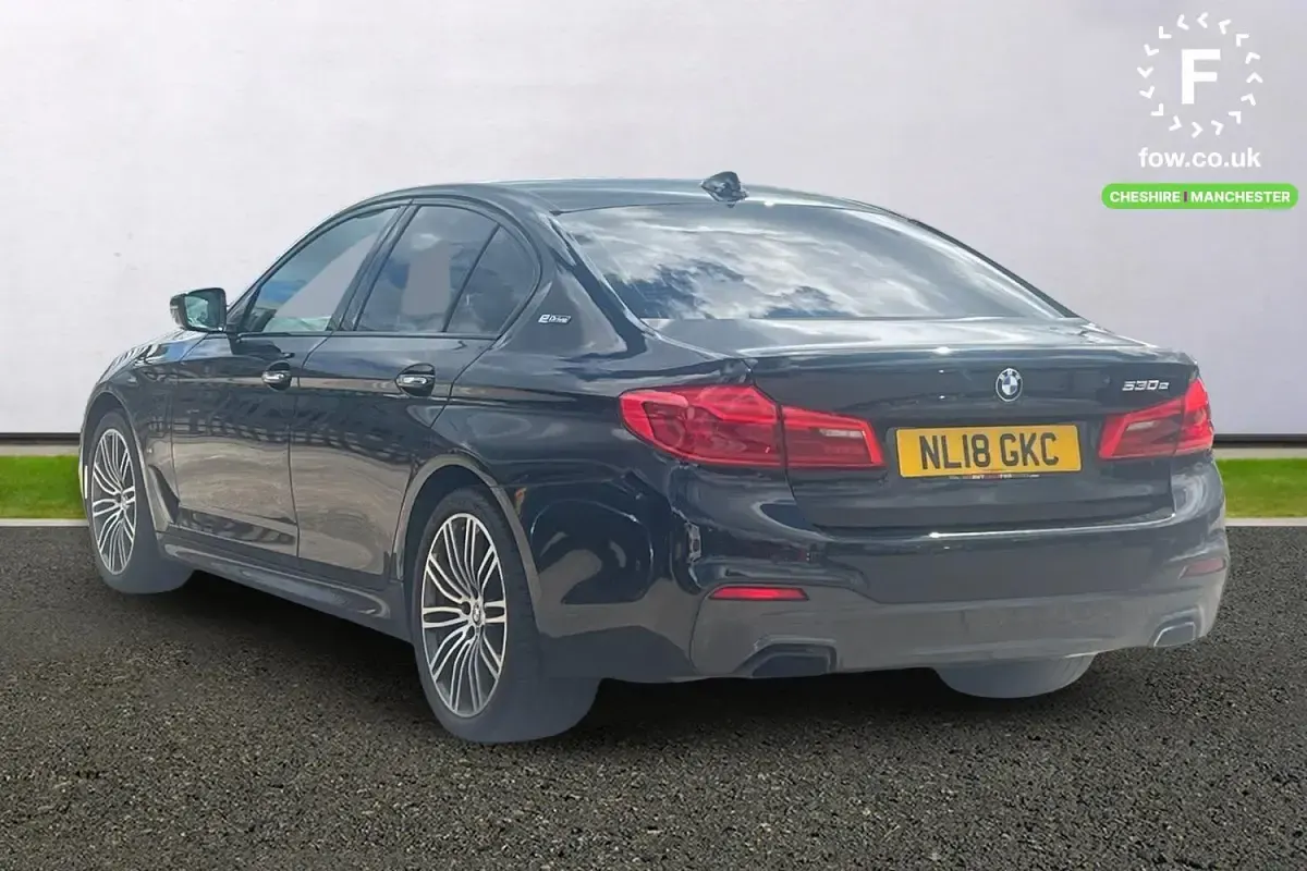 Used BMW 530e M Sport 2018 Black Sedan