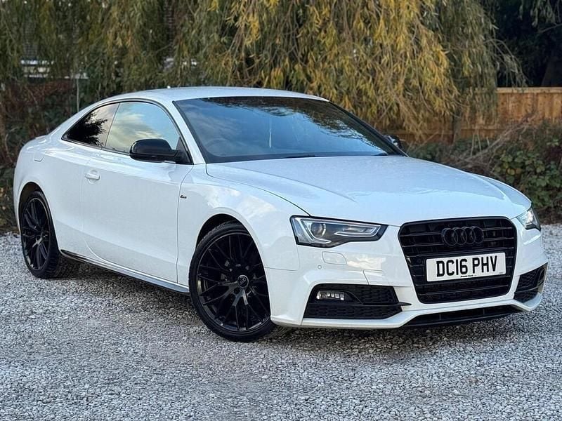 Used Audi A5 Black Edition 190 HP (139 kW) 2016 White Coupe