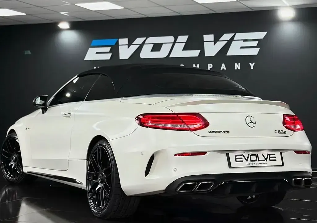 Used Mercedes C63 AMG Premium 2017 White Cabriolet