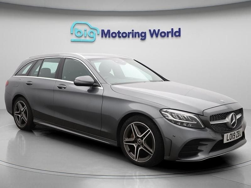 Grey Used 2019 Mercedes C220 AMG line Estate | £16,300 (Good price) - Image 1/4