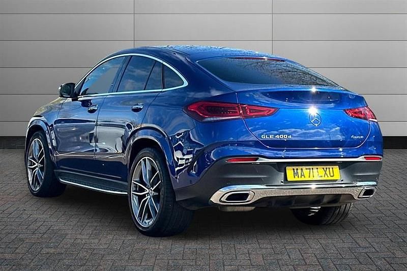Used Mercedes GLE400 AMG Line Premium Plus 330 HP (242 kW) 2021 Blue Estate
