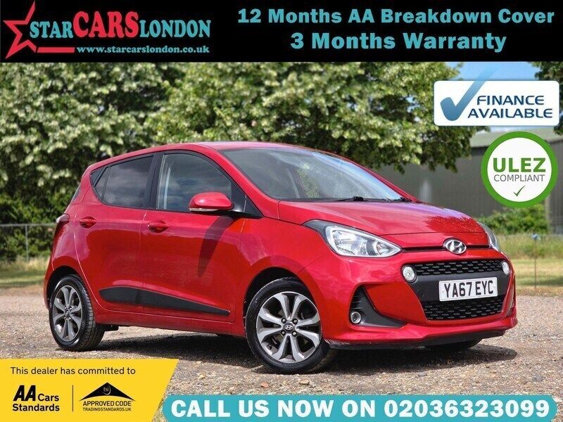 Red Used 2018 Hyundai i10 Premium SE Hatchback | £9,200 (Good price) - Image 1/4
