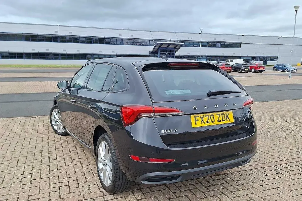 Used Skoda Scala SE L 115 HP (84 kW) 2020 Black magic pearl effect Hatchback