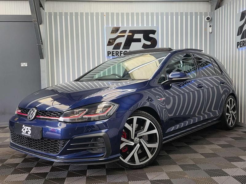 Used VW Golf VII GTI 245 HP (180 kW) 2017 Blue Hatchback