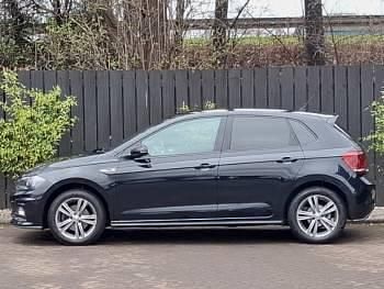 Used VW Polo R-line 115 HP (84 kW) 2019 Black Hatchback