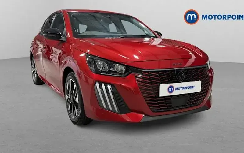 Używany Peugeot 208 Allure 101 KM (74 kW) 2025 Czerwony Hatchback