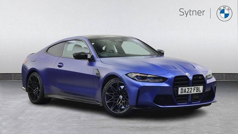 Used BMW M4 Competition Edition 510 HP (375 kW) 2022 Frozen portimao blue metallic Coupe