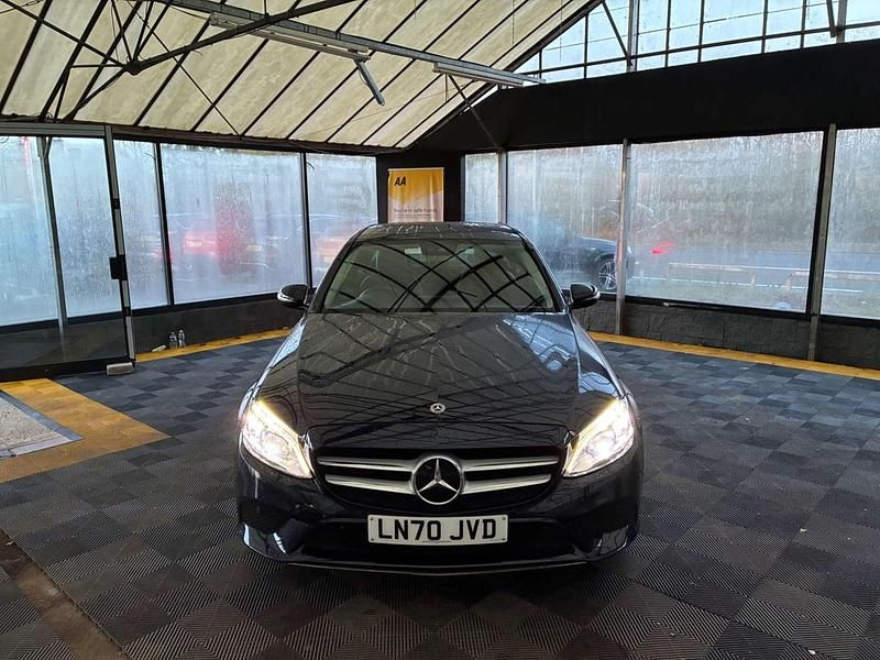 Used Mercedes C220 194 HP (142 kW) 2020 Blue Sedan