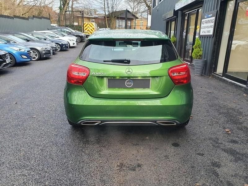 Used Mercedes A180 Executive 109 HP (80 kW) 2017 Green Hatchback