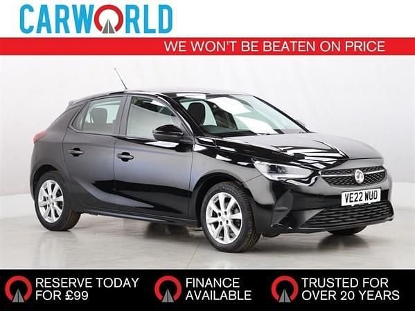 Black Used 2022 Vauxhall Corsa Edition Hatchback | £12,840 (Fair price) - Image 1/3