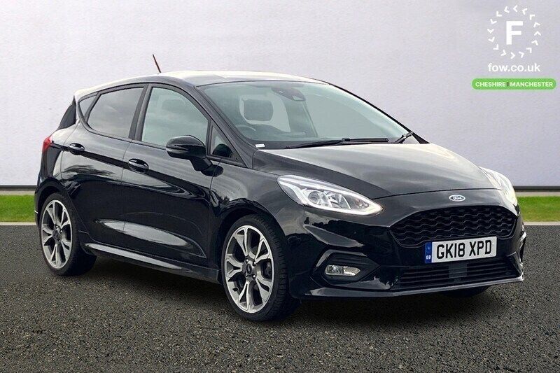 Black Used 2018 Ford Fiesta ST-Line Hatchback | £10,399 (Fair price) - Image 1/3