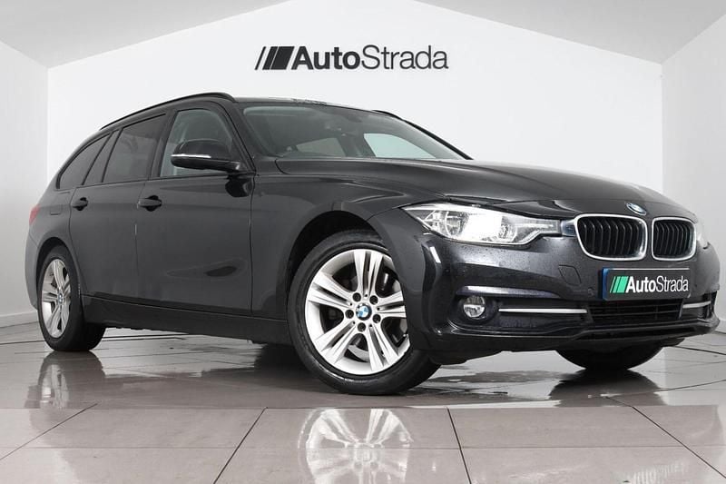 Black Used 2017 BMW 320 Sport Line Estate | £10,949 (Super price) - Image 1/2