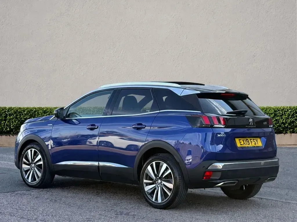 Used Peugeot 3008 GT-line 130 HP (95 kW) 2019 Blue SUV