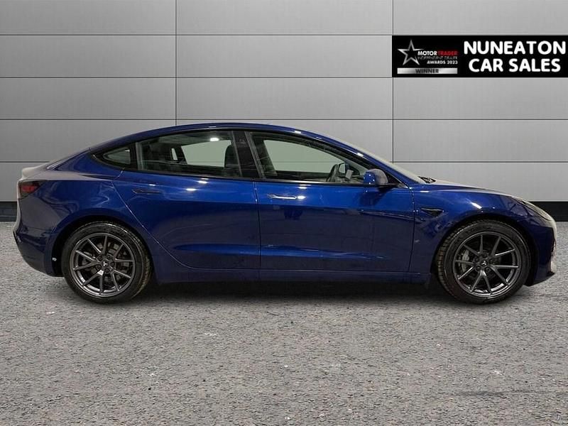 Used Tesla Model 3 Standard Range Plus 366 kW (498 HP) 2021 Blue Sedan