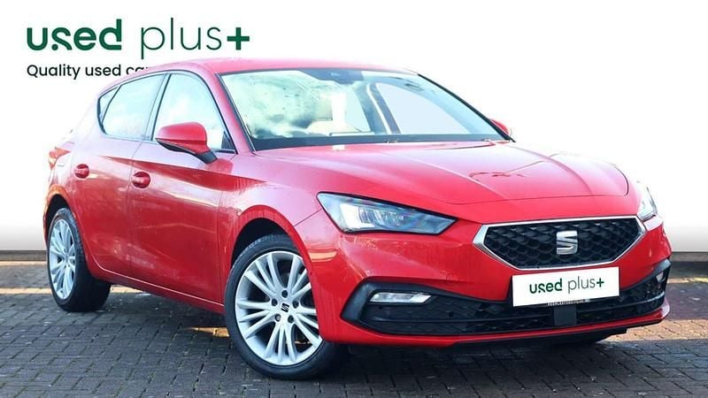 Used Seat Leon SE Dynamic 110 HP (80 kW) 2021 Red Hatchback