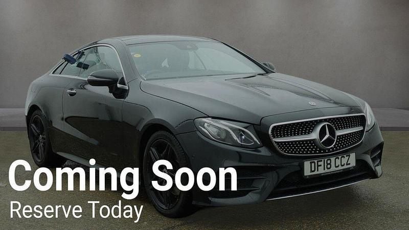 Used Mercedes E220 AMG Line Premium 2018 Black Coupe